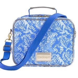 Lilly Pulitzer Blue and White Lunch Bag